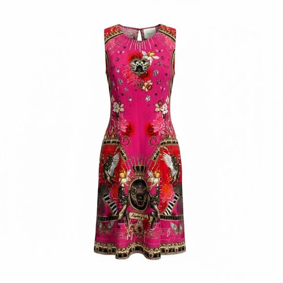 Camilla x Robbie Williams Pink Silk Dress SZ S
